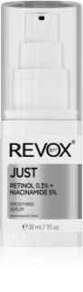 Revox B77 JUST Retinol 0.3% + Niacinamide 5% nawilżająca emulsja wygładzająca przeciw starzeniu się skóry 30 ml