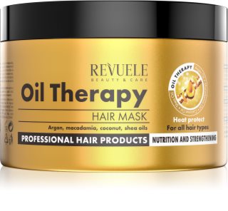 Revuele Oil Therapy Hair Mask mascarilla nutritiva para cabello seco 500 ml