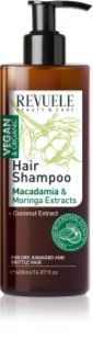 Revuele Vegan & Organic champô hidratante para cabelo seco a danificado 400 ml