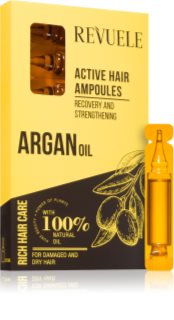 Revuele Argan Oil Active Hair Ampoules ampola para cabelo seco a danificado 8x5 ml