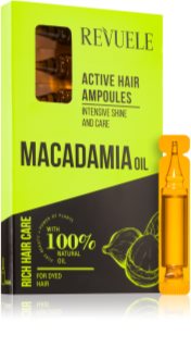 Revuele Macadamia Oil Active Hair Ampoules ampule pro barvené vlasy 8x5 ml