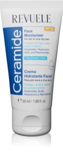 Revuele Ceramide Face Moisturizer SPF 25 protective day cream for dry and very dry skin SPF 25 50 ml