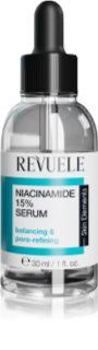 Revuele Niacinamide 15% Serum kisimító arcszérum pórusok kitisztításáért és a matt bőrért 30 ml