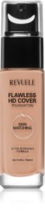 Revuele Flawless HD Cover Foundation fond de teint léger pour un look parfait teinte 02 Vanilla 33 ml