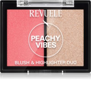 Revuele Blush & Highlighter Duo colorete con iluminador