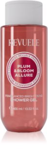Revuele Plum & Bloom Allure Fragranced Brightening Shower Gel gel douche parfumé illuminateur pour femme 400 ml