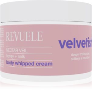 Revuele Velvetish Nectar Veil Body Whipped Cream Fugtgivende kropscreme Honey + Milk 300 ml