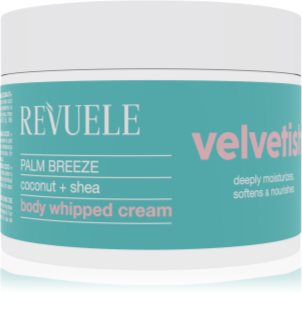 Revuele Velvetish Palm Breeze Body Whipped Cream hidratáló testkrém Coconut + Shea 300 ml