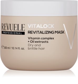 Revuele Professional Vitalock Revitalizing maschera rivitalizzante per capelli secchi e fragili 300 ml