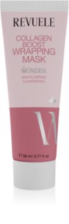 Revuele Wonder Collagen Boost Wrapping Mask nočná maska pre rozjasnenie a vyhladenie pleti 80 ml