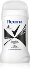 Rexona Invisible Black&White deodorant solid împotriva petelor albe 50 ml
