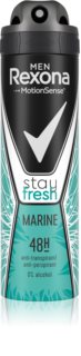 Rexona Men Stay Fresh Marine antiperspirant v pršilu 48 ur 150 ml