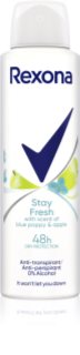 Rexona Stay Fresh Blue Poppy & Apple spray anti-perspirant 48 de ore 150 ml