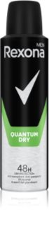 Rexona Men Antiperspirant Antiperspirant Spray Dry Quantum 150 ml