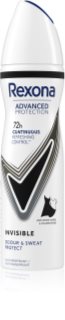 Rexona Advanced Protection Invisible Izsmidzināms antiperspirants dzeltenu un baltu traipu noņemšanai no apģērba 150 ml