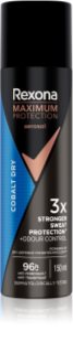 Rexona Men Maximum Protection Cobalt Dry антиперспірант спрей проти надмірного потовиділення 150 мл
