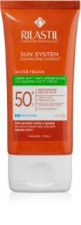 Rilastil Sun System Water Touch crème matifiante protectrice pour peaux grasses à imperfections SPF 50+ 50 ml