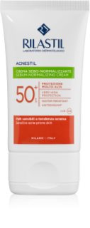 Rilastil Acnestil schützende, mattierende Gesichtscreme SPF 50+ 40 g