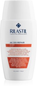 Rilastil AK 100-Repair bőrvédő folyadék Érzékeny, bőrpírra hajlamos bőrre SPF 50+ 50 ml