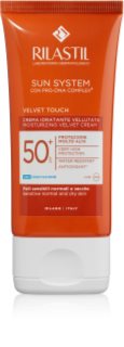 Rilastil Sun System Velvet Touch crema idratante protettiva SPF 50+ 50 ml