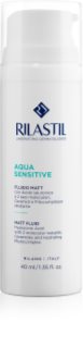 Rilastil Aqua Sensitive nawilżający fluid matujący do skóry wrażliwej ze skłonnością do wyprysków 40 ml