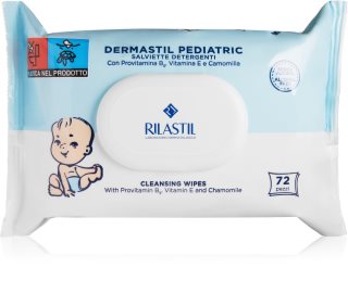 Rilastil Dermastil Pediatric nežni čistilni robčki za otroke 72 kos