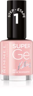 Rimmel Super Gel By Kate unhas de gel sem usar lâmpada UV/LED tom 021 New Romantic 12 ml