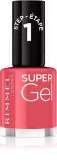 Rimmel Super Gel gelový lak na nehty bez užití UV/LED lampy odstín 032 Cocktail Passion 12 ml