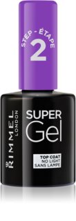 Rimmel Super Gel Step 2 Glitter lakier nawierzchniowy do paznokci zapewniający błyszczący połysk 12 ml