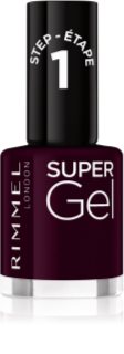 Rimmel Super Gel Gel Nagellak zonder UV/LED Lamp Tint 064 Plum Pudding 12 ml