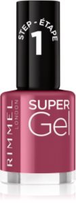 Rimmel Super Gel Gel-Lack für Fingernägel - keine UV/LED Lampe erforderlich Farbton 030 Wild Gal 12 ml