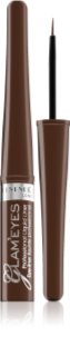 Rimmel Glam' Eyes течни очни линии цвят 002 Brown Velvet 3,5 мл.