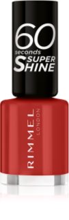 Rimmel 60 Seconds Super Shine lakier do paznokci odcień 310 Double Decker Red 8 ml