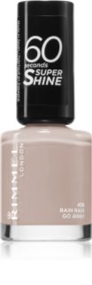 Rimmel 60 Seconds By Rita Ora vernis à ongles teinte 498 Rain Rain Go Away 8 ml