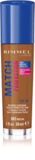Rimmel Match Perfection fond de teint liquide SPF 20 teinte 503 Mocha 30 ml