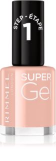 Rimmel Super Gel gelový lak na nehty bez užití UV/LED lampy odstín 008 Girl Group Blush 12 ml