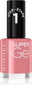 Rimmel Super Gel gelový lak na nehty bez užití UV/LED lampy odstín 035 Pop Princess Pink 12 ml