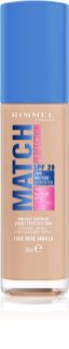 Rimmel Match Perfection Flydende foundation SPF 20 Skygge 150C Rose Vanilla 30 ml