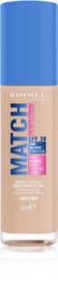 Rimmel Match Perfection Flydende foundation SPF 20 Skygge 100N Ivory 30 ml