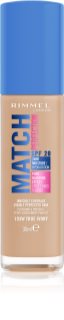 Rimmel Match Perfection Flydende foundation SPF 20 Skygge 103W True Ivory 30 ml