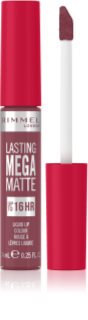 Rimmel Lasting Mega Matte matt folyékony állagú ajakrúzs 16 h árnyalat Ravishing Rose 7,4 ml