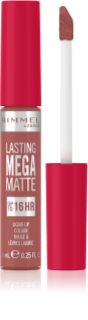Rimmel Lasting Mega Matte matt folyékony állagú ajakrúzs 16 h