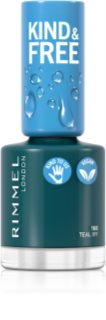 Rimmel Kind & Free lak na nehty odstín 168 Teal Ivy 8 ml