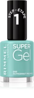 Rimmel Super Gel gelový lak na nehty bez užití UV/LED lampy odstín 093 Peppermint Promise 12 ml