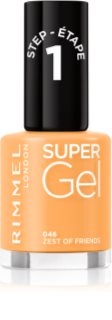 Rimmel Super Gel gelový lak na nehty bez užití UV/LED lampy odstín 046 Zest Of Friends 12 ml
