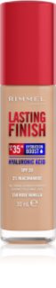 Rimmel Lasting Finish 35H Hydration Boost hidratáló alapozó SPF 20 árnyalat 150 Rose Vanilla 30 ml