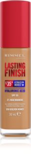 Rimmel Lasting Finish 35H Hydration Boost fond de teint hydratant SPF 20 teinte 350 Golden Honey 30 ml