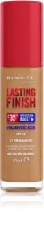 Rimmel Lasting Finish 35H Hydration Boost hidratáló alapozó SPF 20 árnyalat 403 Golden Caramel 30 ml