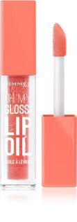 Rimmel Oh My Gloss! Lip Oil aceite para labios con efecto humectante tono 002 Peachy Coral 4.5 ml