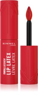 Rimmel Thrill Seeker Lip Latex folyékony rúzs árnyalat 400 Rimmel Red 6 ml